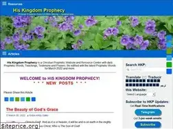 Sites similar to hiskingdomprophecy.com