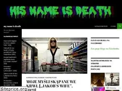 Sites similar to hisnameisdeath.wordpress.com