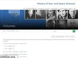 Sites similar to hist-geo-space-sci.net