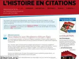 Sites similar to histoire-en-citations.fr