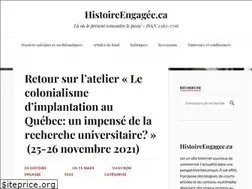 Sites similar to histoireengagee.ca