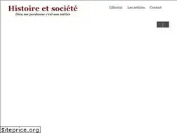 Sites similar to histoireetsociete.com