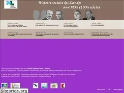 Sites similar to histoiresocialedeslandes.fr