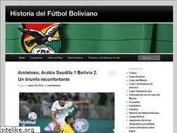 Sites similar to historiadelfutbolboliviano.com
