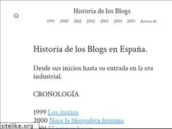 Sites similar to historiadelosblogs.com