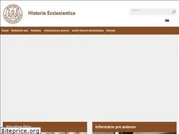 Sites similar to historiaecclesiastica.sk