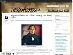 Sites similar to historiaobscura.com