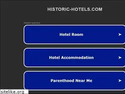 Sites similar to historic-hotels.com