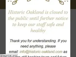 Sites similar to historic-oakland.com