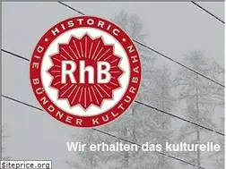 Sites similar to historic-rhb.ch