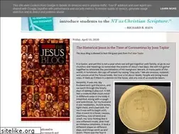 Sites similar to historicaljesusresearch.blogspot.com