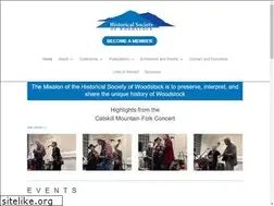 Sites similar to historicalsocietyofwoodstock.org