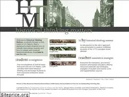 Sites similar to historicalthinkingmatters.org