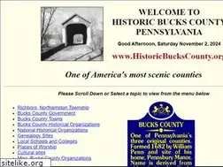 Sites similar to historicbuckscounty.com