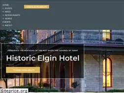 Sites similar to historicelginhotel.com