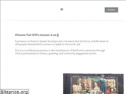 Sites similar to historicfairhill.com