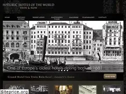 Sites similar to historichotelsthenandnow.com