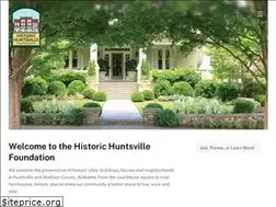 Sites similar to historichuntsville.org