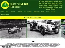 Sites similar to historiclotusregister.co.uk