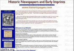Sites similar to historicpages.com
