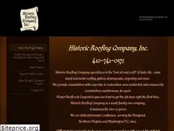 Sites similar to historicroofingcompany.com