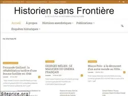 Sites similar to historien-sans-frontiere.com