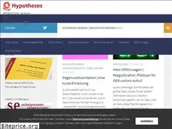 Sites similar to historischdenken.hypotheses.org