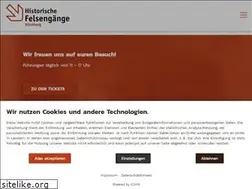 Sites similar to historische-felsengaenge.de