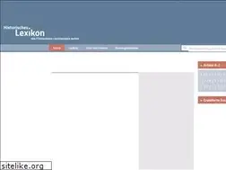 Sites similar to historisches-lexikon.li
