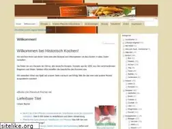 Sites similar to historischkochen.de