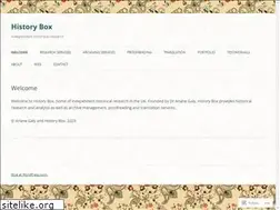 Sites similar to history-box.net