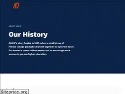 Sites similar to history.aauw.org