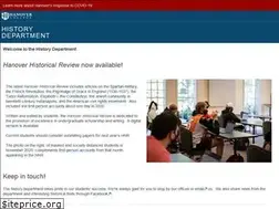 Sites similar to history.hanover.edu