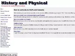Sites similar to historyandphysical.net