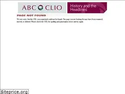 Sites similar to historyandtheheadlines.abc-clio.com