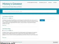 Sites similar to historygreatest.com