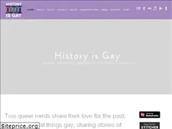 Sites similar to historyisgaypodcast.com