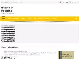 Sites similar to historymedjournal.com
