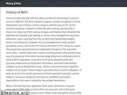 Sites similar to historyofbells.com