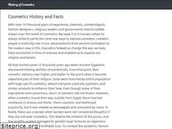 Sites similar to historyofcosmetics.net