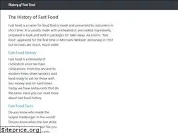 Sites similar to historyoffastfood.com