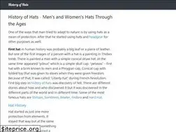 Sites similar to historyofhats.net