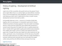 Sites similar to historyoflighting.net