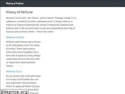 Sites similar to historyofperfume.net