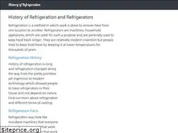 Sites similar to historyofrefrigeration.com