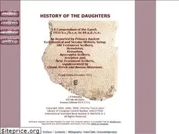 Sites similar to historyofthedaughters.com