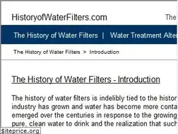 Sites similar to historyofwaterfilters.com