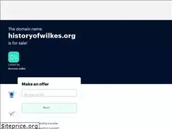 Sites similar to historyofwilkes.org