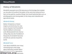 Sites similar to historyofwindmills.com