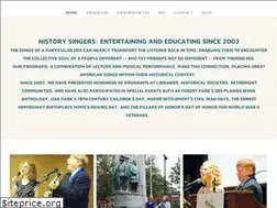 Sites similar to historysingers.com